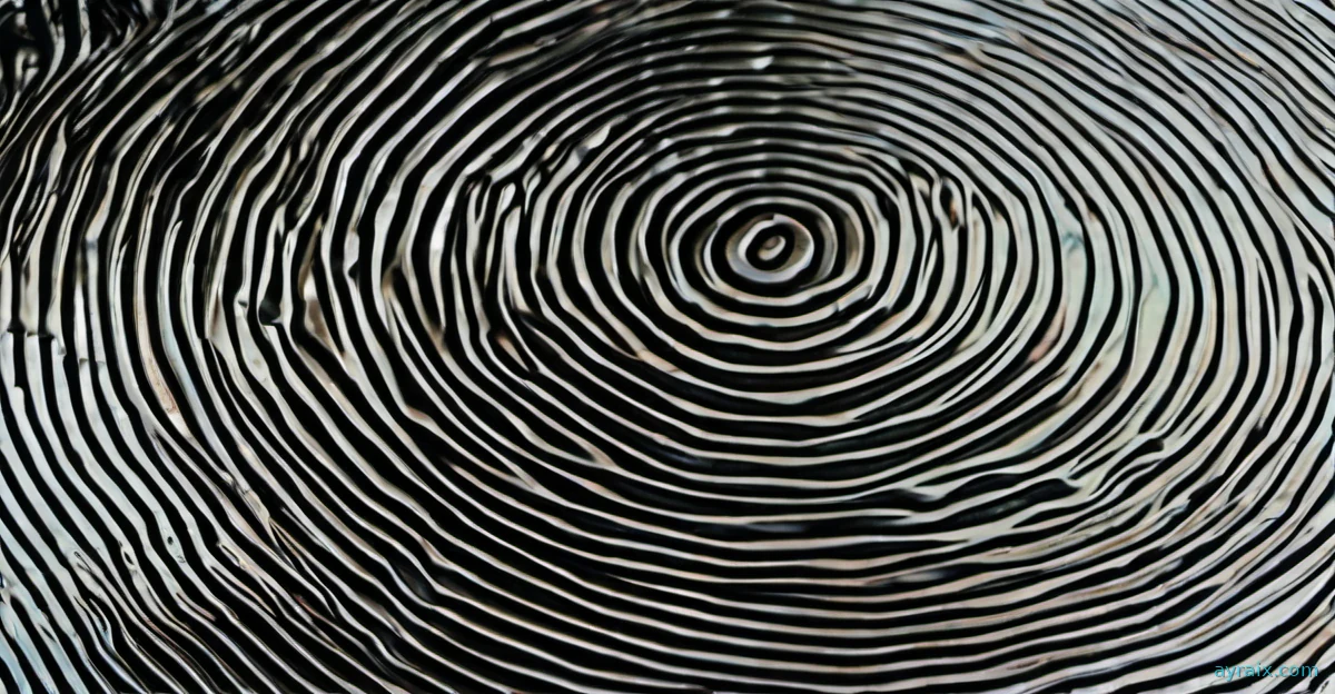 Concentric ripples radiating across a dark pool of water lit by cyan light