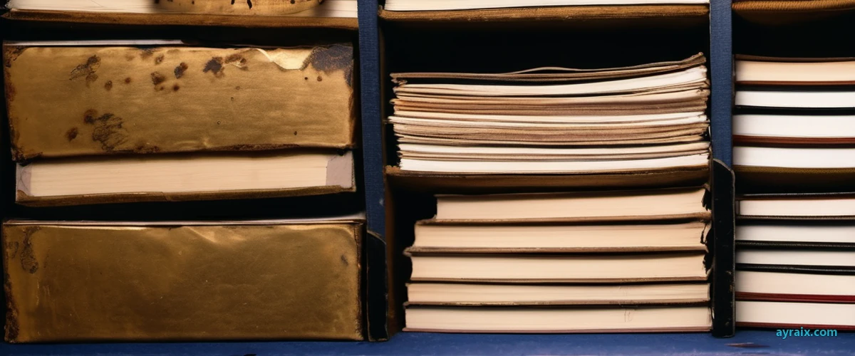 Worn gold-bound archive volumes stacked on library shelving, close up — ayraix.com editorial on unsolved problems finally opened