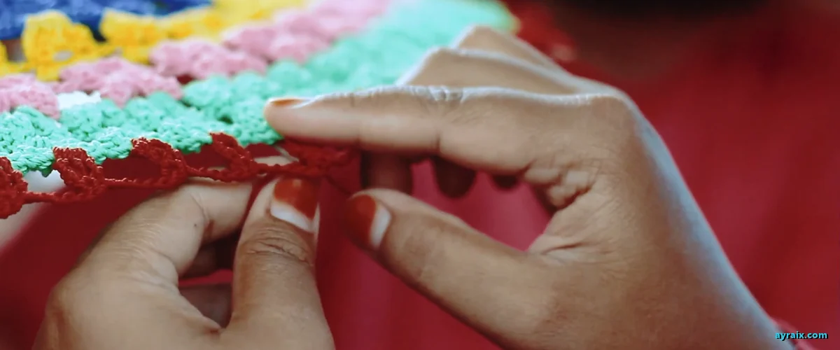 Close-up of hands knitting - the grandma hobby the most online generation is rediscovering